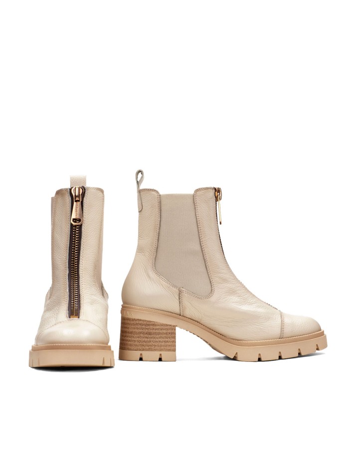 BOTÍN BEIGE DE TACÓN HISPANITAS EVEREST HI243636