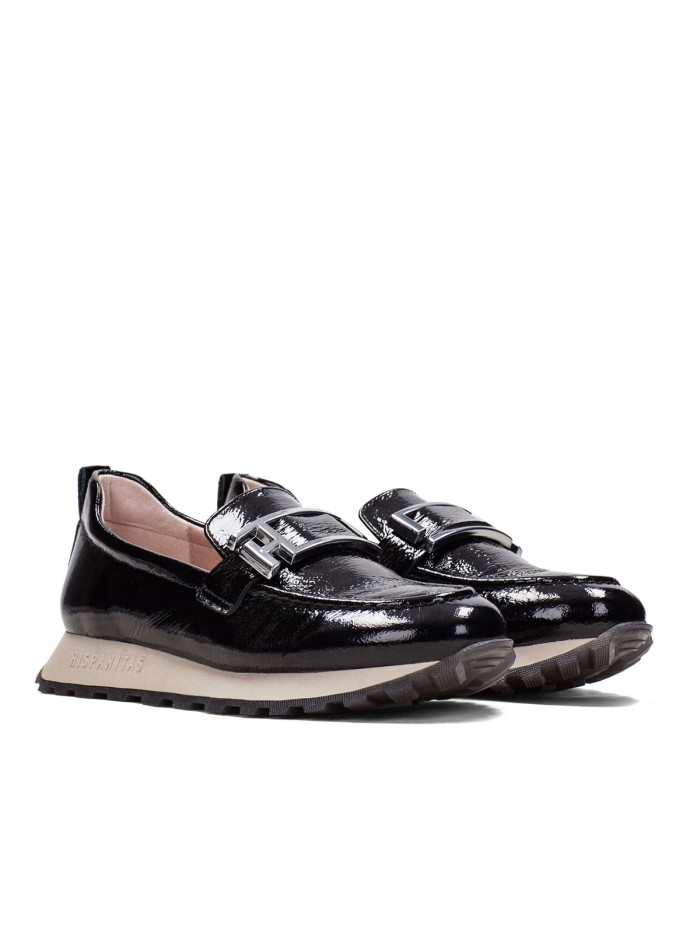 MOCASINES DE CHAROL NEGRO HISPANITAS LOIRA HI243621