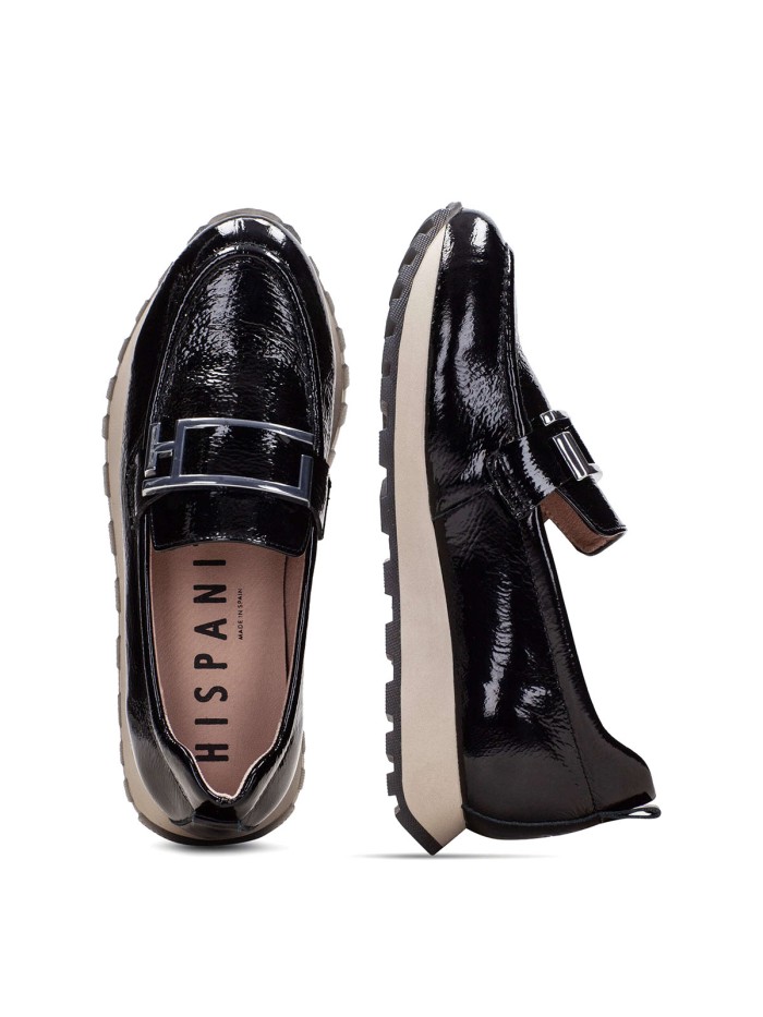 MOCASINES DE CHAROL NEGRO HISPANITAS LOIRA HI243621