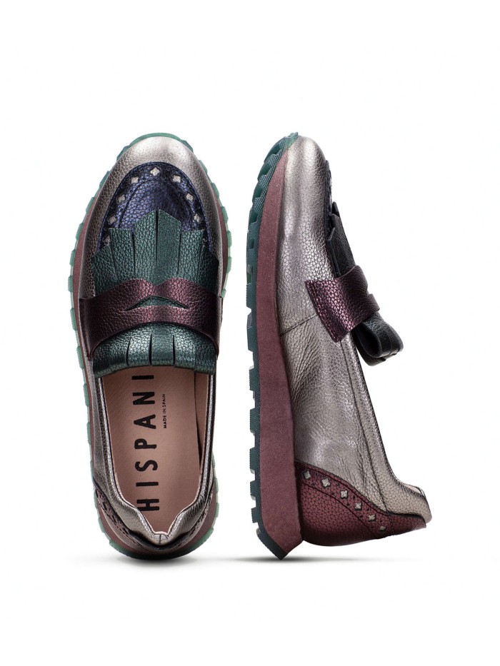 MOCASINES CON FLECOS DE MUJER HISPANITAS LOIRA CHI243509