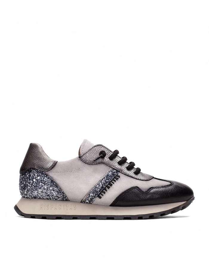 ZAPATILLAS DE CORDONES CON GLITTER HISPANITAS LOIRA CHI243689