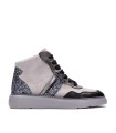 BOTINES DE CORDONES CON GLITTER HISPANITAS OCEANIA CHI243652 NEGRO