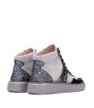 BOTINES DE CORDONES CON GLITTER HISPANITAS OCEANIA CHI243652 NEGRO