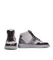 BOTINES DE CORDONES CON GLITTER HISPANITAS OCEANIA CHI243652 NEGRO