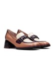 MOCASINES DE TACÓN EN PIEL HISPANITAS BEIGE MILAN CHI243550