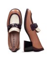 MOCASINES DE TACÓN EN PIEL HISPANITAS BEIGE MILAN CHI243550