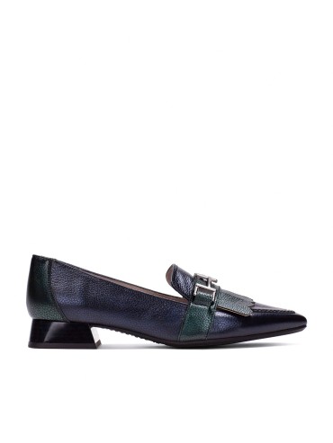 MOCASINES PUNTA AFILADA EN PIEL AZUL HISPANITAS DALI CHI243573