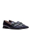 MOCASINES PUNTA AFILADA EN PIEL AZUL HISPANITAS DALI CHI243573