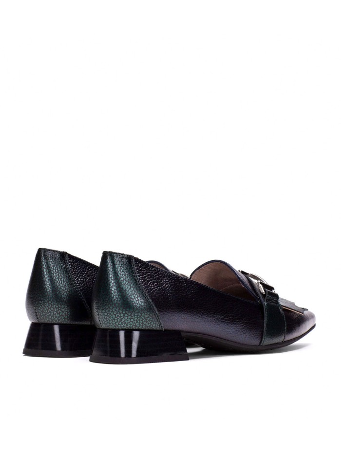 MOCASINES PUNTA AFILADA EN PIEL AZUL HISPANITAS DALI CHI243573
