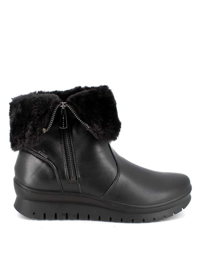 BOTÍN NEGRO GORETEX IGICO DE MUJER CON PELO 66587-00