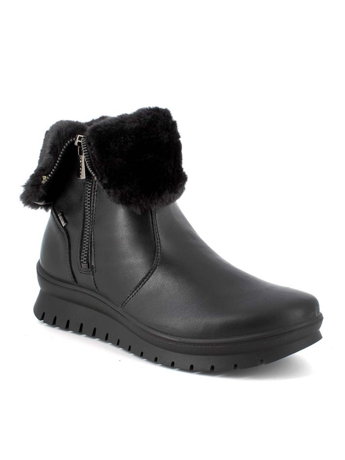BOTÍN NEGRO GORETEX IGICO DE MUJER CON PELO 66587-00