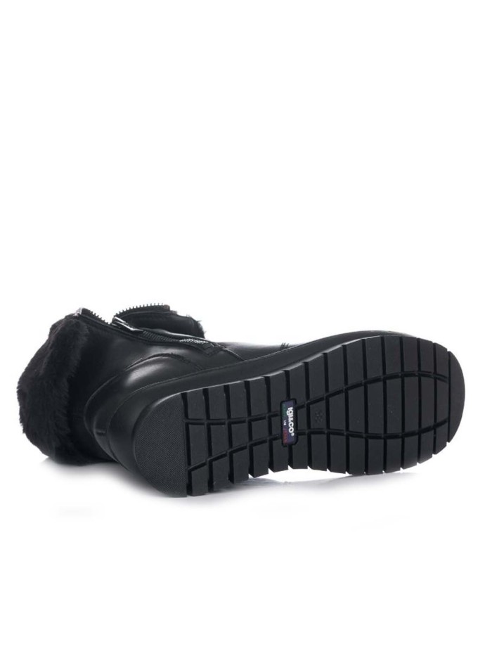 BOTÍN NEGRO GORETEX IGICO DE MUJER CON PELO 66587-00