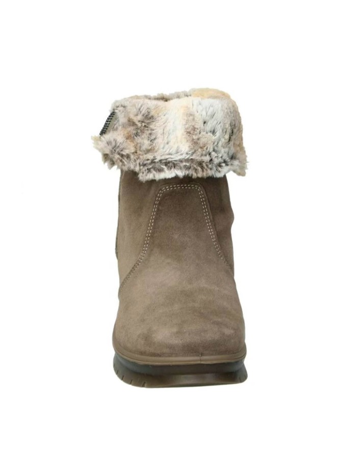 BOTÍN TAUPE DE SERRAJE CON PELO Y GORETEX IGI&CO 66587-44