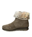 BOTÍN TAUPE DE SERRAJE CON PELO Y GORETEX IGI&CO 66587-44