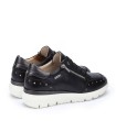 ZAPATILLAS NEGRAS DE PIEL CON TACHUELAS RUEDA W2A-6596C1