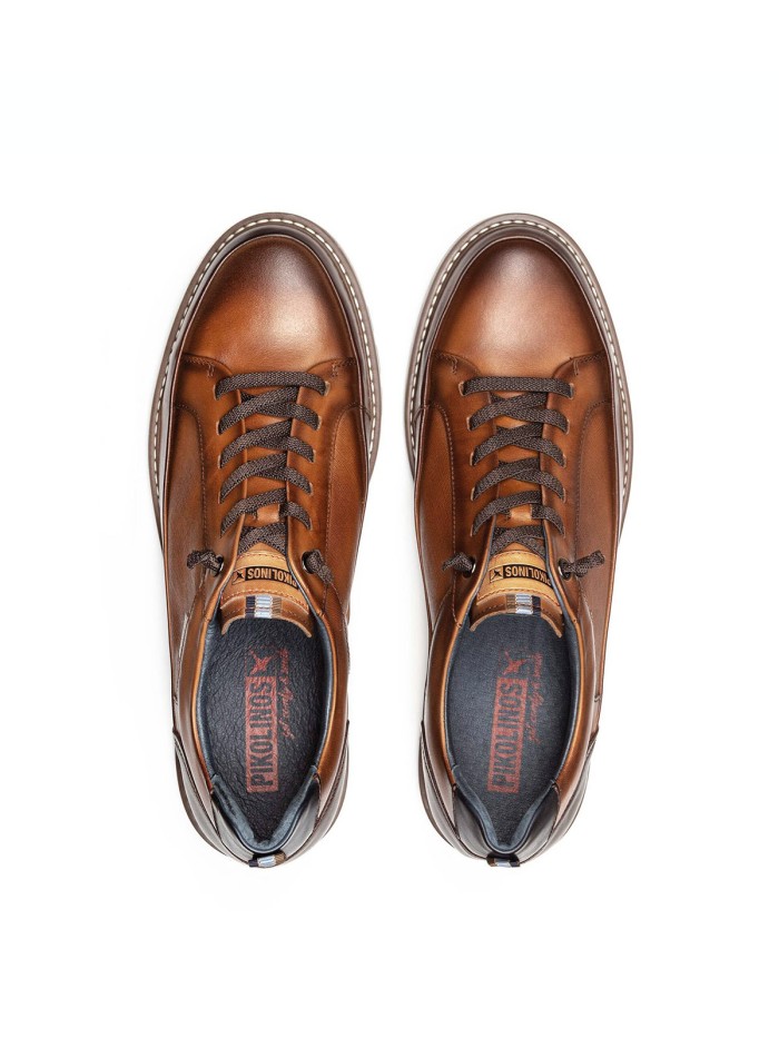 ZAPATOS URBANOS CIERRE ELÁSTICO PIKOLINOS BERNA M8J-6303C1 CUERO