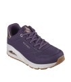 ZAPATILLAS DE MUJER CON CAMARA DE AIRE MORADO SKECHERS Uno - Shimmer Away