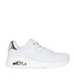 ZAPATILLAS DE MUJER CON CAMARA DE AIRE BLANCO SKECHERS Uno - Shimmer Away