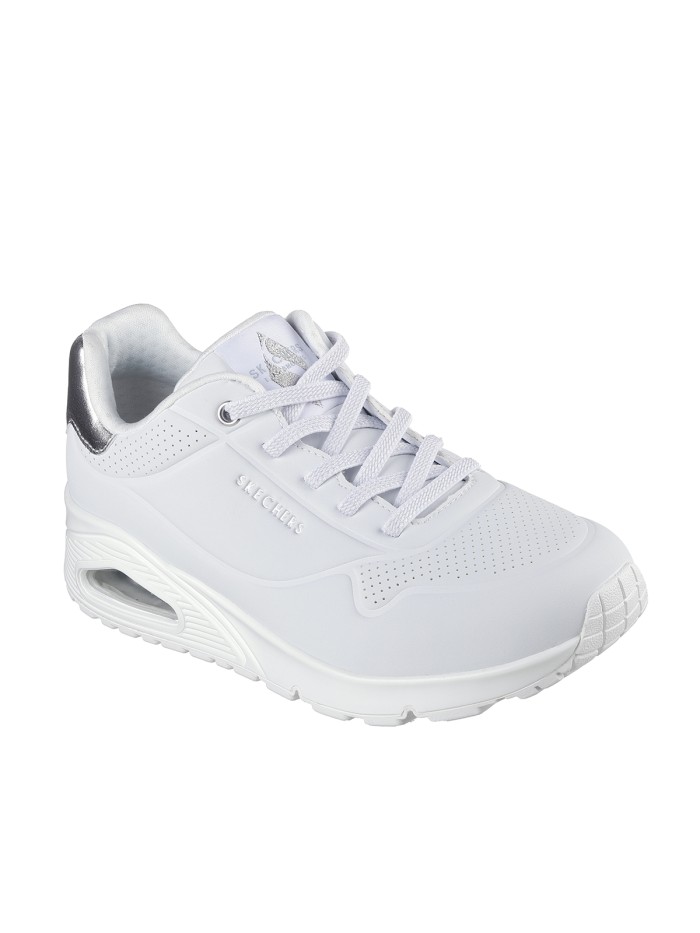 ZAPATILLAS DE MUJER CON CAMARA DE AIRE BLANCO SKECHERS Uno - Shimmer Away