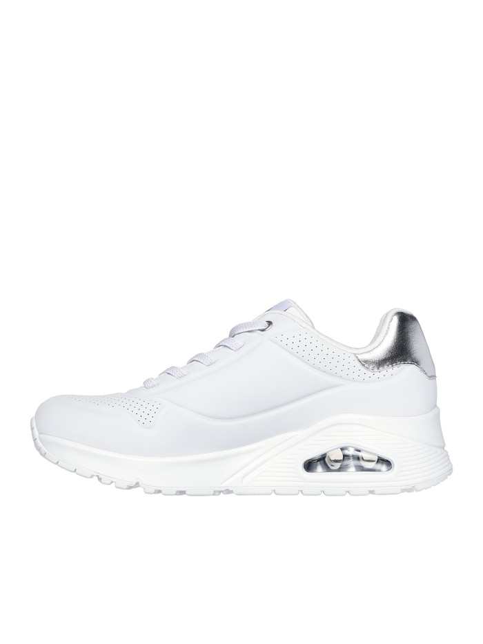 ZAPATILLAS DE MUJER CON CAMARA DE AIRE BLANCO SKECHERS Uno - Shimmer Away