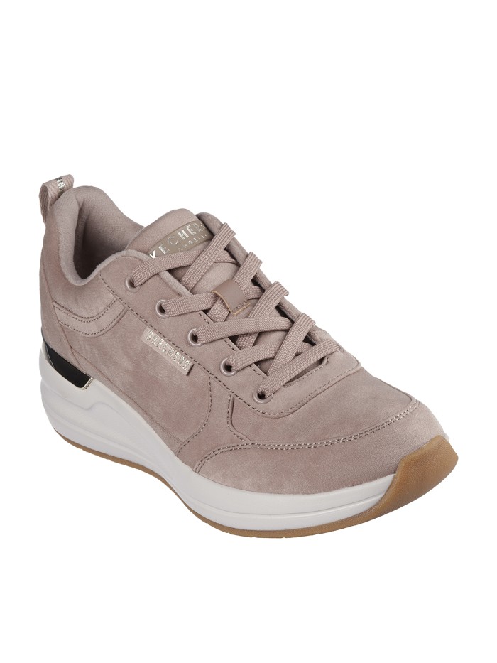 ZAPATILLAS CON CUÑA TAUPE PARA MUJER SKECHERS Billion 2 - Pretty 'N' Plush 177349