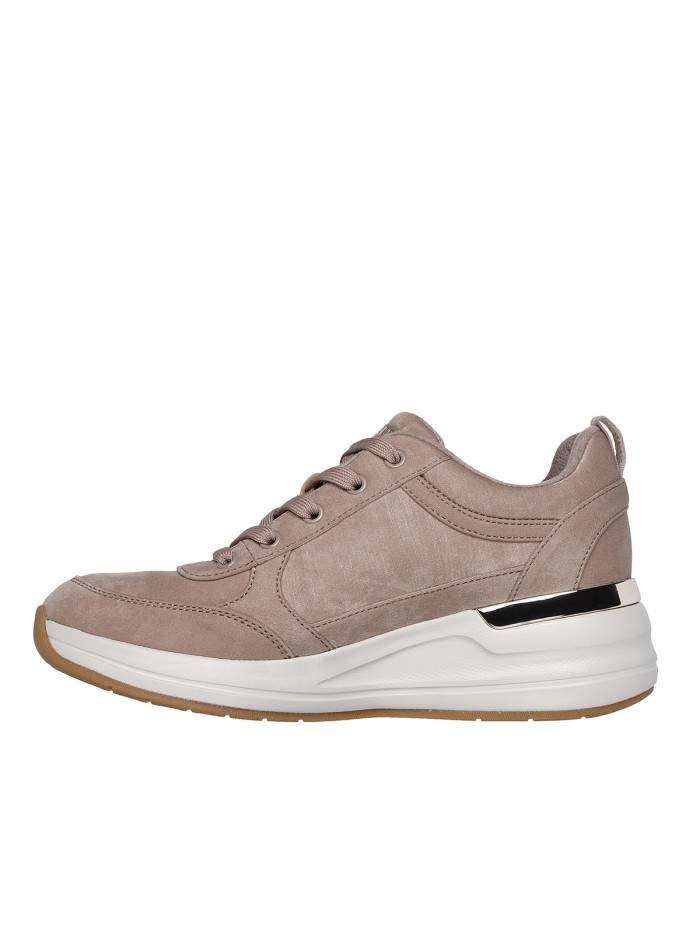 ZAPATILLAS CON CUÑA TAUPE PARA MUJER SKECHERS Billion 2 - Pretty 'N' Plush 177349