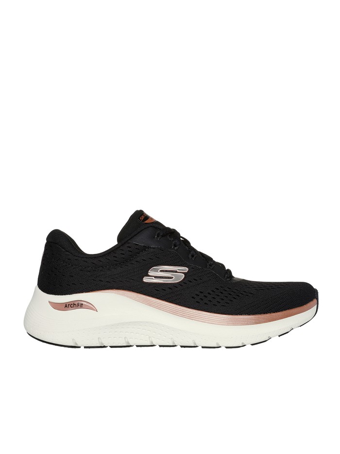 ZAPATILLAS SKECHERS Arch Fit 2.0 - Glow The Distance NEGRO DE MUJER