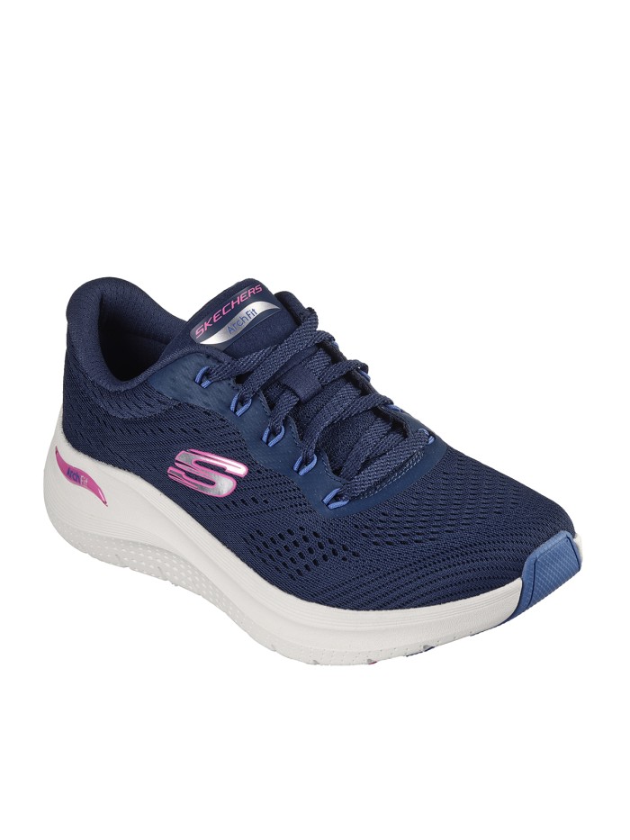 ZAPATILLAS DE MUJER AZUL SKERHCERS Arch Fit 2.0 - Big League 150051