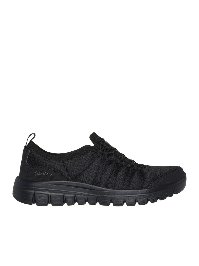 ZAPATILLAS DE MUJER SKECHERS NEGRO Graceful - Soft Soul 100692