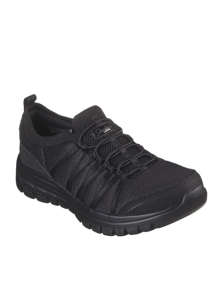 ZAPATILLAS DE MUJER SKECHERS NEGRO Graceful - Soft Soul 100692