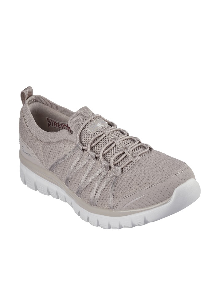 ZAPATILLAS DE MUJER SKECHERS TAUPE Graceful - Soft Soul 100692