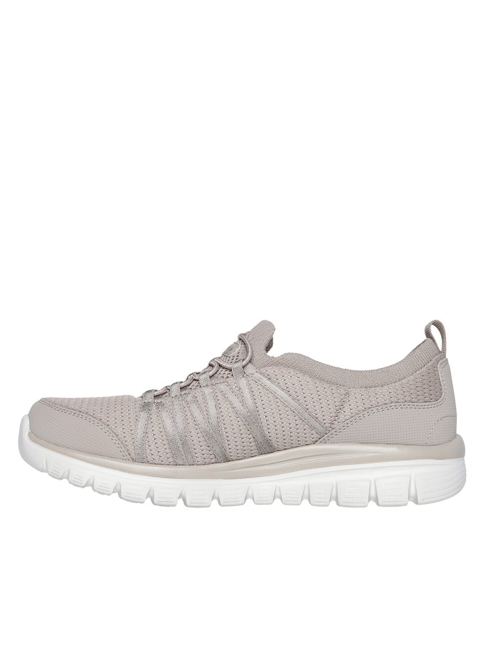 ZAPATILLAS DE MUJER SKECHERS TAUPE Graceful - Soft Soul 100692