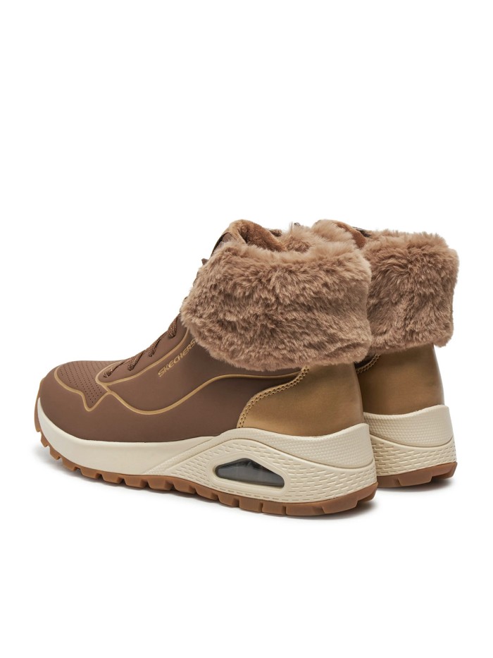BOTÍN TAUPE DE PELO CON CÁMARA DE AIRE SKECHERS Uno Rugged - Fall Air 167993