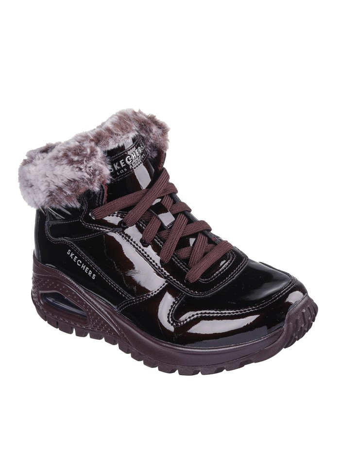 BOTÍN BURDEOS DE PELO SKECHERS UNO-RUGED 168126