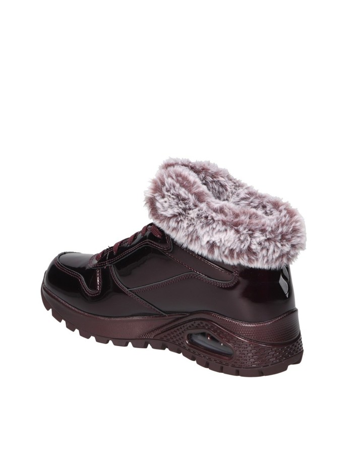BOTÍN BURDEOS DE PELO SKECHERS UNO-RUGED 168126