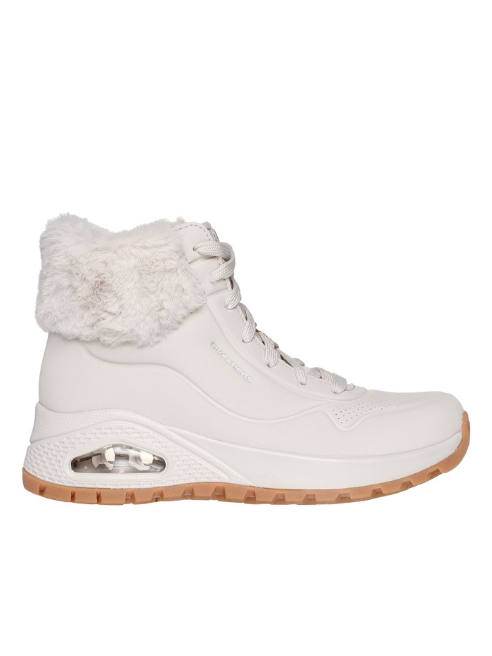 BOTINES DE PELO BLANCO Skechers UNO RUGGED FALL AIR 167274