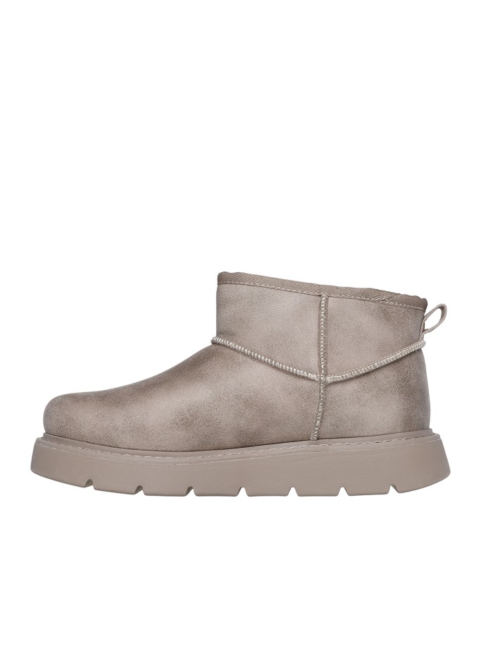 BOTÍN TAUPE DE CAÑA BAJA CON BORREGO SKECHERS Keepsakes Lite - Snowbird 169018