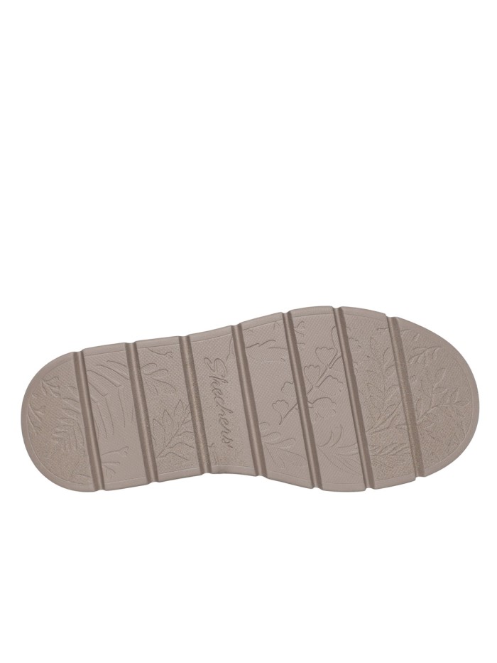BOTÍN TAUPE DE CAÑA BAJA CON BORREGO SKECHERS Keepsakes Lite - Snowbird 169018