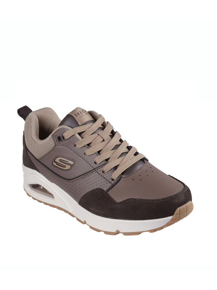 ZAPATILLAS MARRONES DE CORDONES CON CAMARA DE AIRE SKECHERS Uno - Retro One 183020