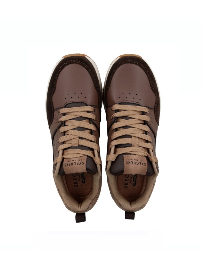 ZAPATILLAS MARRONES DE CORDONES CON CAMARA DE AIRE SKECHERS Uno - Retro One 183020