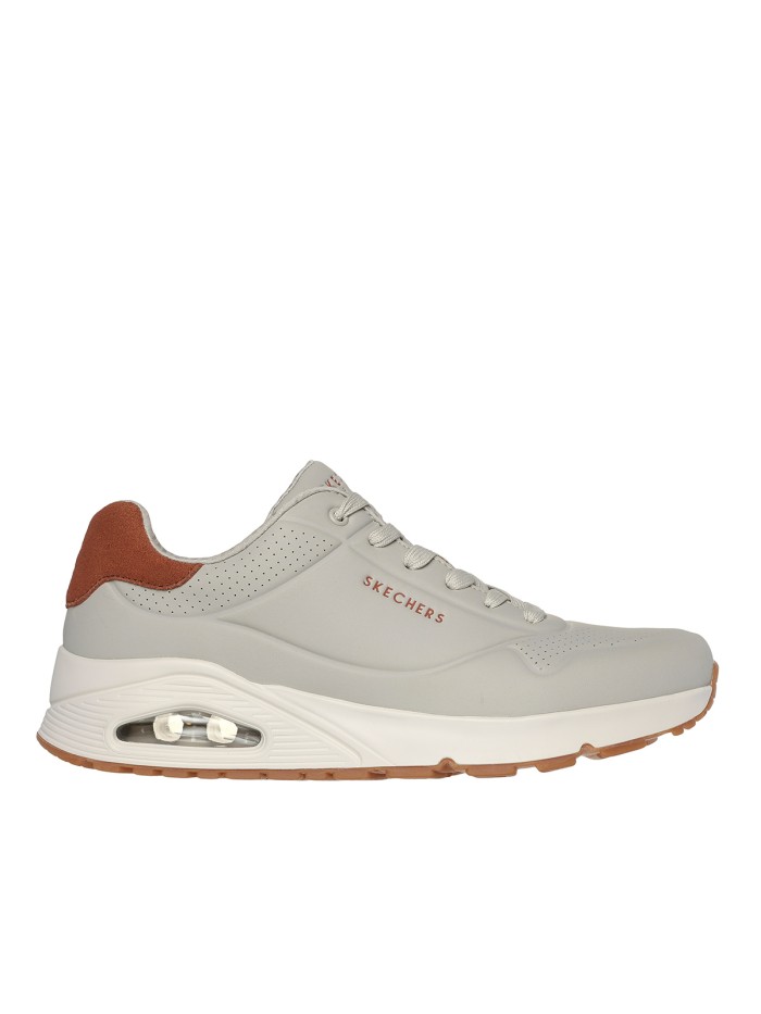 ZAPATILLAS CAMARA DE AIRE PARA HOMBRE SKECHERS Uno - Suited On Air NATURAL