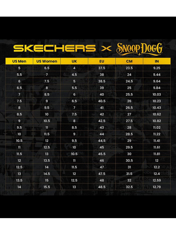 ZAPATILLAS DE MODA SKECHERS NEGRAS Snoop Dogg: Uno - Dr. Bombay 251014