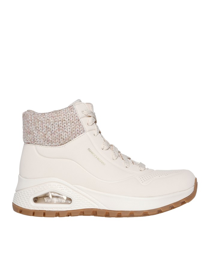 BOTAS DE CORDONES Y CÁMARA DE AIRE SKECHERS STREET UNO RUGGED 167988 BEIGE