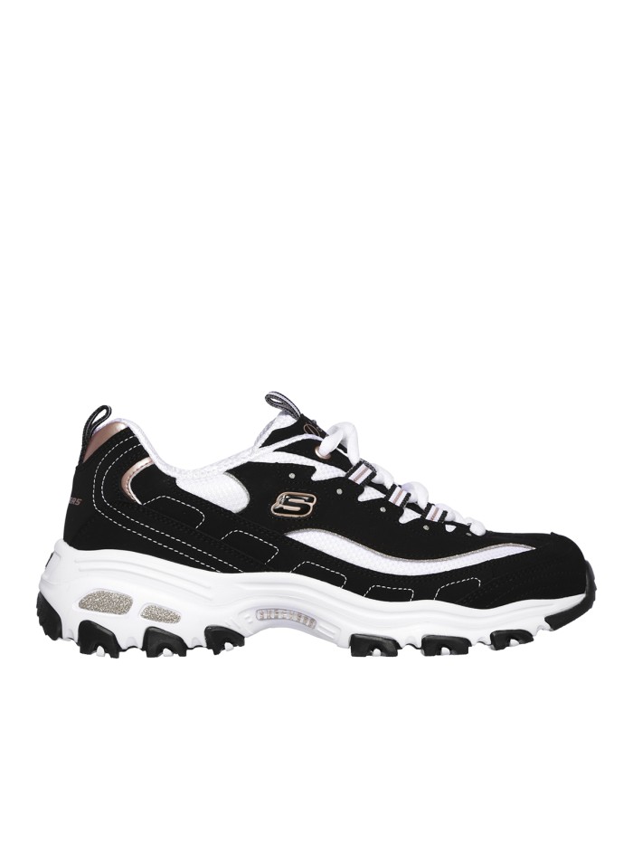 ZAPATILLAS URBANAS NEGRAS SKECHERS D'lites Devoted Fan 13154