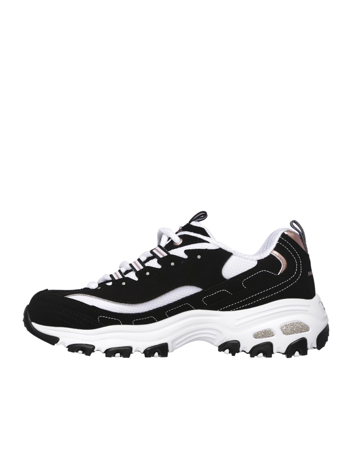 ZAPATILLAS URBANAS NEGRAS SKECHERS D'lites Devoted Fan 13154