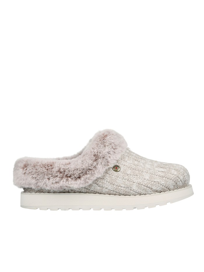ZUECO CASUAL DE MUJER BEIGE SKECHERS BOBS Keepsakes - Ice Angel 31204
