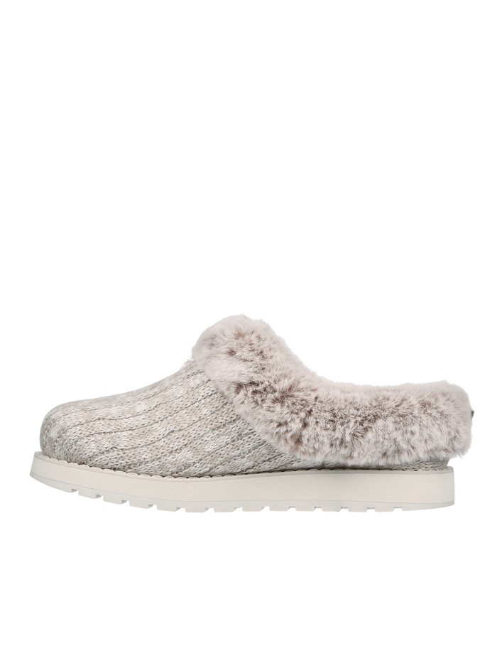ZUECO CASUAL DE MUJER BEIGE SKECHERS BOBS Keepsakes - Ice Angel 31204