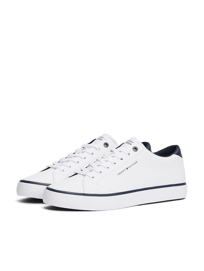 ZAPATILLAS DE PLATAFORMA ESSENTIAL CON LOGO TOMMY HILFIGER BLANCO