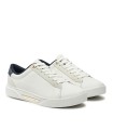ZAPATILLAS BLANCAS DE PIEL CON SUELA CUPSOLE TOMMY HILFIGER CHIC COURT SNEAKER