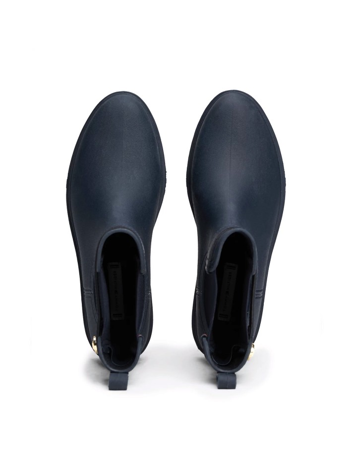 BOTA DE AGUA CON BANDAS ELÁSTICAS TOMMY HILFIGER TH STUD RUBBERISED RAINBOOT